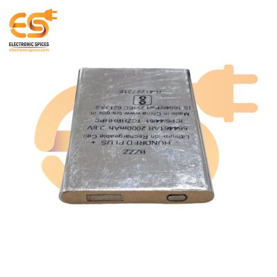 2000mAh 3.8V Rechargeable Lithium-ion cell with BMS